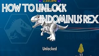 LEGO Jurassic World  How To Unlock Indominus Rex [upl. by Nemajneb]