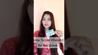 How To Use Vitamin E Capsule For Hair Growth  Fough Smooth Frizzy Hair shorts [upl. by Aettam]