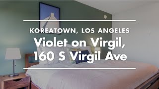 Los Angeles Apartment Tour  Violet on Virgil Furnished Home in Koreatown LA [upl. by Adnoraj]