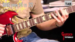 You Shook Me All Night Long ACDC  Guitar Tutorial Rhythm and Lead with Matt Bidoglia [upl. by Malarkey]