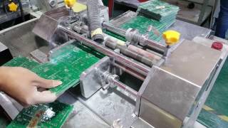 Printed Circuit Board VGroove Cutting Machine [upl. by Onurb207]