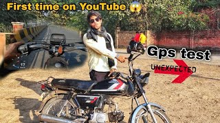 HeroHonda CD100 Gps test  इतना Topspeed🤯 [upl. by Esidnak]