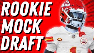 2024 Dynasty Superflex Rookie Mock Post NFL Draft [upl. by Nandor]