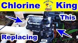 How To Replace A Valve Actuator  Chlorine King Pool Service [upl. by Aidnyc736]