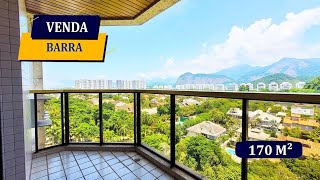 BARRA DA TIJUCA PEDRA DE ITAÚNA 170M2 4 QUARTOS 5 BANHEIROS 3 VAGAS SUPER INFRA LAZER PARQUE BALSA [upl. by Ytsur726]