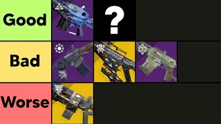 I Ranked Every Auto Rifle in PvE  Destiny 2 [upl. by Resneps]