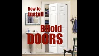 How to easily install Bifold doors [upl. by Ainyt313]