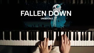 Undertale  FALLEN DOWN Piano complete version [upl. by Riggins249]