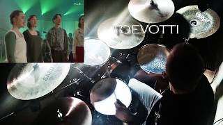 Ievan Polkka Rock Drum Jam Loituma Cover [upl. by Bates]