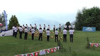 Cor des Alpes  Festival Nendaz 2021  Académie suisse de cors des Alpes [upl. by Curt751]