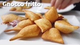 GNOCCO FRITTO o CRESCENTINE veloce senza lievitazione [upl. by Ellehcar]