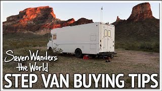 How to Buy a Step Van for RV Conversion E508 [upl. by Aierdna]