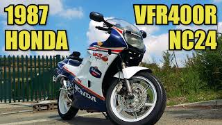 Motorcycle Review  1987 Honda VFR 400 R NC24  Performance Beyond the Spec Sheet [upl. by Coralie915]