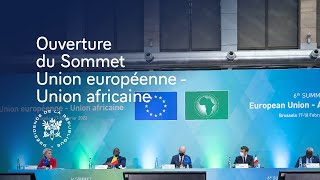 Ouverture du Sommet Union européenne  Union africaine [upl. by Leblanc]