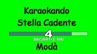 Karaoke Italiano  Stella Cadente  Modà  Testo [upl. by Idnarb]