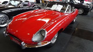 1963 Jaguar EType S1 OTS 38  Exterior and Interior  Motorworld Classics Bodensee 2022 [upl. by Brittnee]