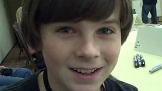 Chandler Riggs interview [upl. by Sayer]