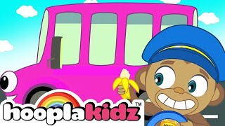 Wheels On The Bus  Professions  Kids Songs amp More By HooplaKidz [upl. by Lebam]