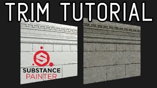 Trim Sheets in Substance Painter Normal Map Baking  Smart Materials  Trim Texture Tutorial Part 3 [upl. by Newkirk]