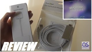 REVIEW Apple HDMI Video Out Adapter Cables Lightning30Pin [upl. by Earl]