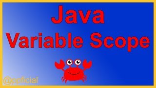 Variable Scope in a Java Program by Example  Java Programming Tutorial  Appficial [upl. by Anilatsyrc]