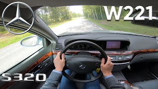 2008 MercedesBenz W221 S 320 CDI 4MATIC 235 HP POV Test Drive [upl. by Bluh]