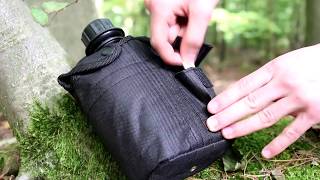 Test US FeldflascheAlfashirt  Wasser  Trinken  Outdoor  Army  Survival [upl. by Lucien54]