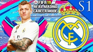 BAYERN MUNICH CHAMPIONS LEAGUE QTR FINALS FIFA 19 REAL MADRID CAREER MODE S1 15 [upl. by Thgirw]