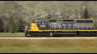 Custom CSX quotCrazy Eightsquot SD402 8888 [upl. by Ymar]