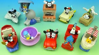 2020 MICKEY and MINNIES RUNAWAY RAILWAY set of 10 McDONALDS HAPPY MEAL COLLECTION VIDEO REVIEW [upl. by Marguerite]