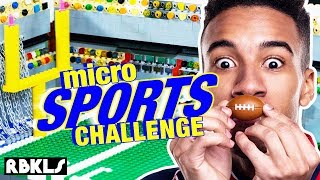 LEGO Micro Sports Challenge Finger Football  Mini Golf  More  REBRICKULOUS [upl. by Ardekal]