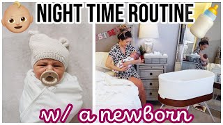 NIGHT TIME ROUTINE WITH A NEWBORN 2 WEEKS OLD BREASTFEEDING  SLEEP SCHEDULE BriannaK [upl. by Chaddie]