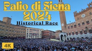 Palio di Siena 2024 Famous amp Historical horse race of Italy Tuscany [upl. by Hertha]