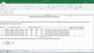 Índice de cantidad de Laspeyres [upl. by Parent]