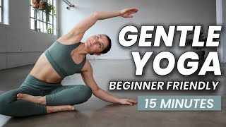 15 Min Gentle Yoga Flow Full Body Stretch to Release Tension [upl. by Yliab136]