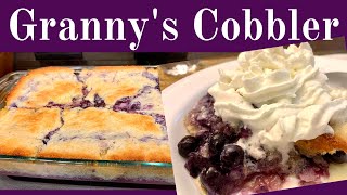 Grannys OldFashioned Cobbler Recipe  Blueberry and Pineapple Cobbler [upl. by Tnarb570]