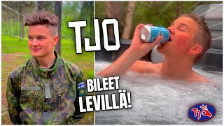 Viimeiset päivät intissä  TJ0 BILEET  inttivlog1 [upl. by Yerahcaz]