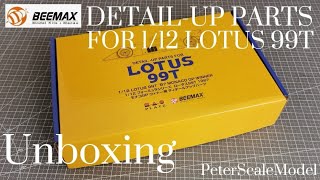 LOTUS 99T  87 MONACO  PLATZ  BEEMAX  112  DETAILUP Parts  Unboxing  Ayrton Senna [upl. by Aihsenad]