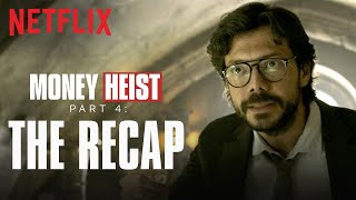 Money Heist Part 4 Recap  La Casa De Papel  Netflix India [upl. by Arahset]