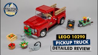 A different time machine  LEGO 10290 Pickup Truck detailed building review [upl. by Farant794]