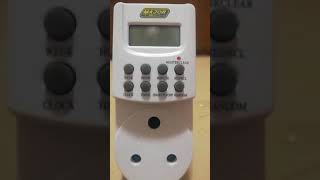 Major Tech MTD7 Digital Plug in timer [upl. by Chadabe]