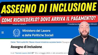 💶 ASSEGNO DI INCLUSIONE 2024 domanda e importi [upl. by Ahsinar]