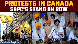 SGPC Passes Special Resolution on IndiaCanada Issue Protests in Canada Oneindia News [upl. by Yarw127]