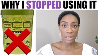 Why I Stopped Using Eco Styler Gel  Natural Hair Care [upl. by Egidio]