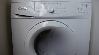 Whirlpool Indiana 1400 washing machine makes a lot of noise and moves back and forth [upl. by Sorgalim]