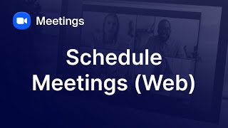 Schedule a Meeting from the Web or Desktop [upl. by Nowed]