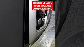 How to Jump Start Hybrid Escape P1A10 [upl. by Dever]