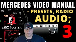 Mercedes Presets Radio Audio  Video Manual  3  Most 2014  2019   models [upl. by Kwan]