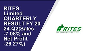 RITES Limited Standalone Quarterly Result  Q2 Result 2024  RITES Limited latest news [upl. by Dinsmore538]