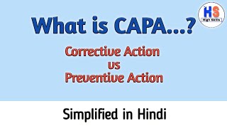 What is CAPA  Corrective Action vs Preventive Action  Problem Solving [upl. by Lipman]